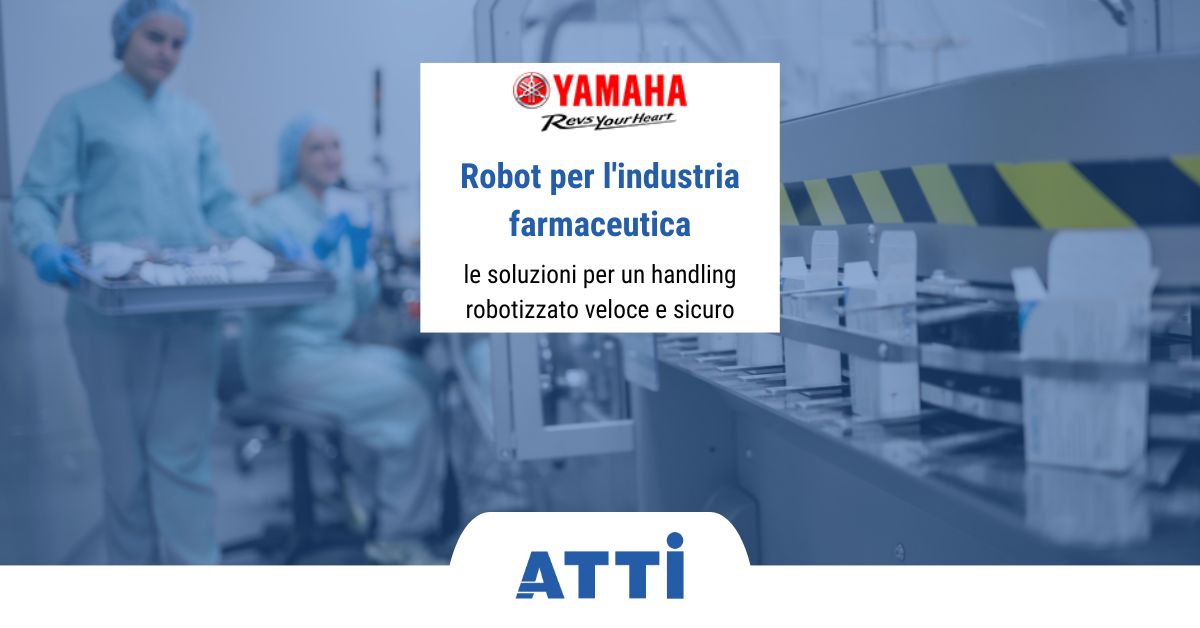 Robot per l’industria farmaceutica: le soluzioni Yamaha