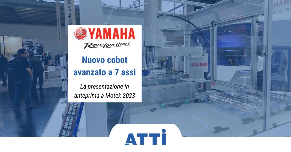 Yamaha presenta il nuovo cobot avanzato a 7 assi